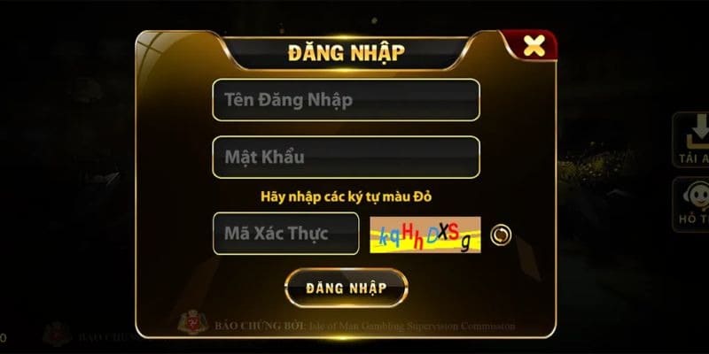 Các thao tác đăng nhập vào cổng game nhanh chóng, tiện lợi